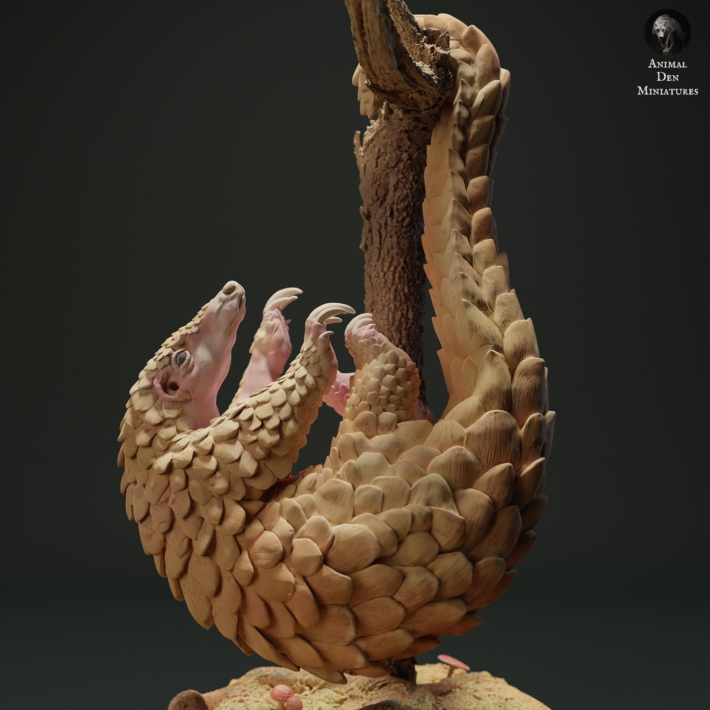 Sunda Pangolin Hanging - Animal Den Miniatures