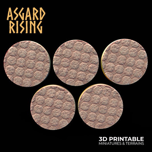 Tavern Tiles - 5x 25mm Round Base - Asgard Rising