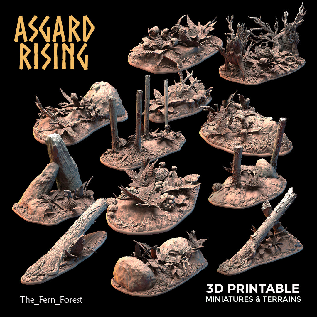 The Fern Forest - Scatter Terrain - Asgard Rising