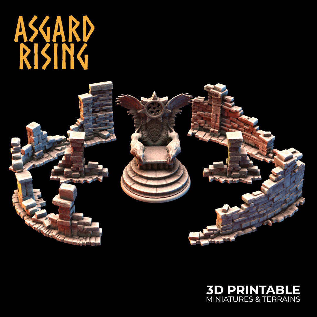 Throne of the Winds with Small Ruins - Asgard Rising