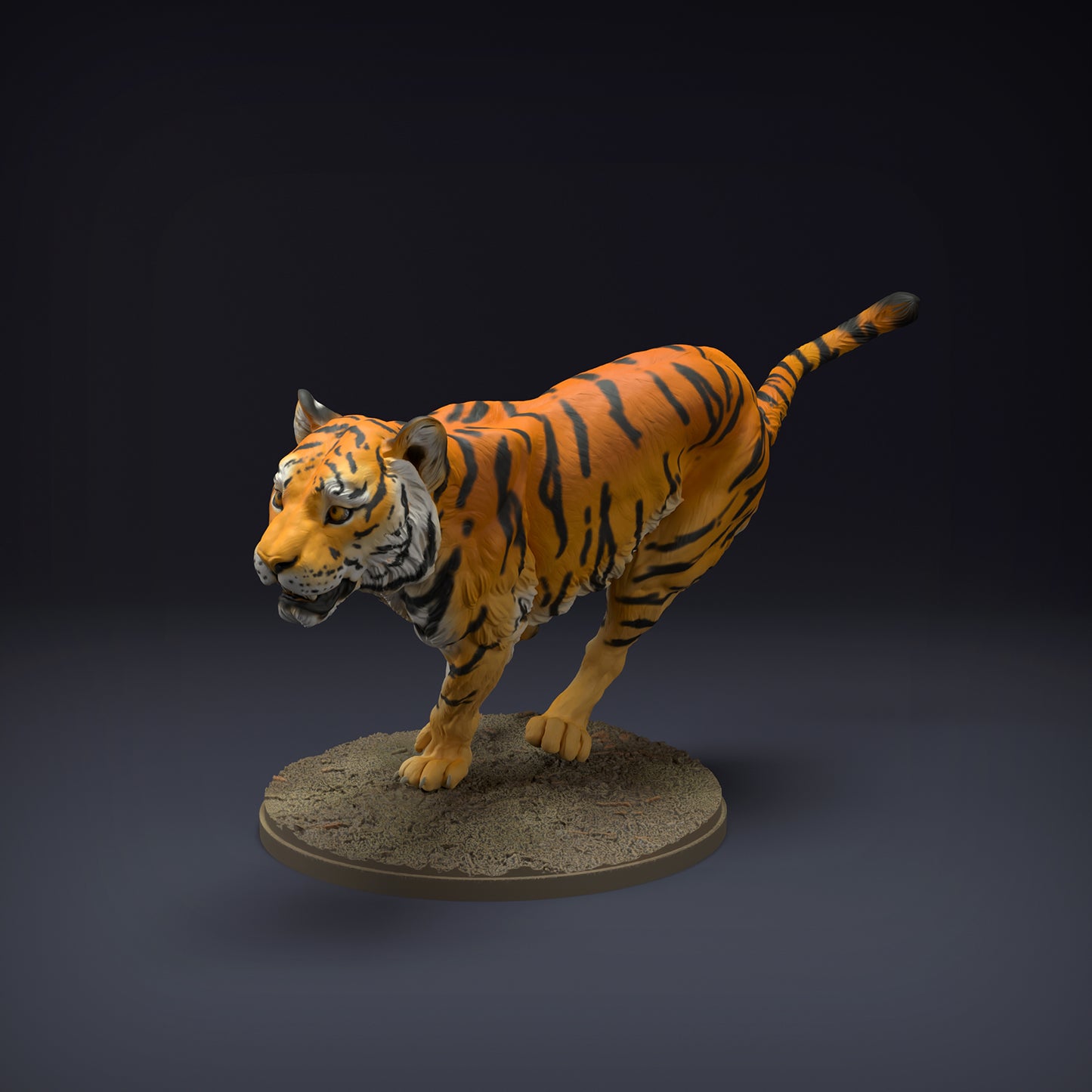 Bengal Tiger Run - Animal Den Miniatures