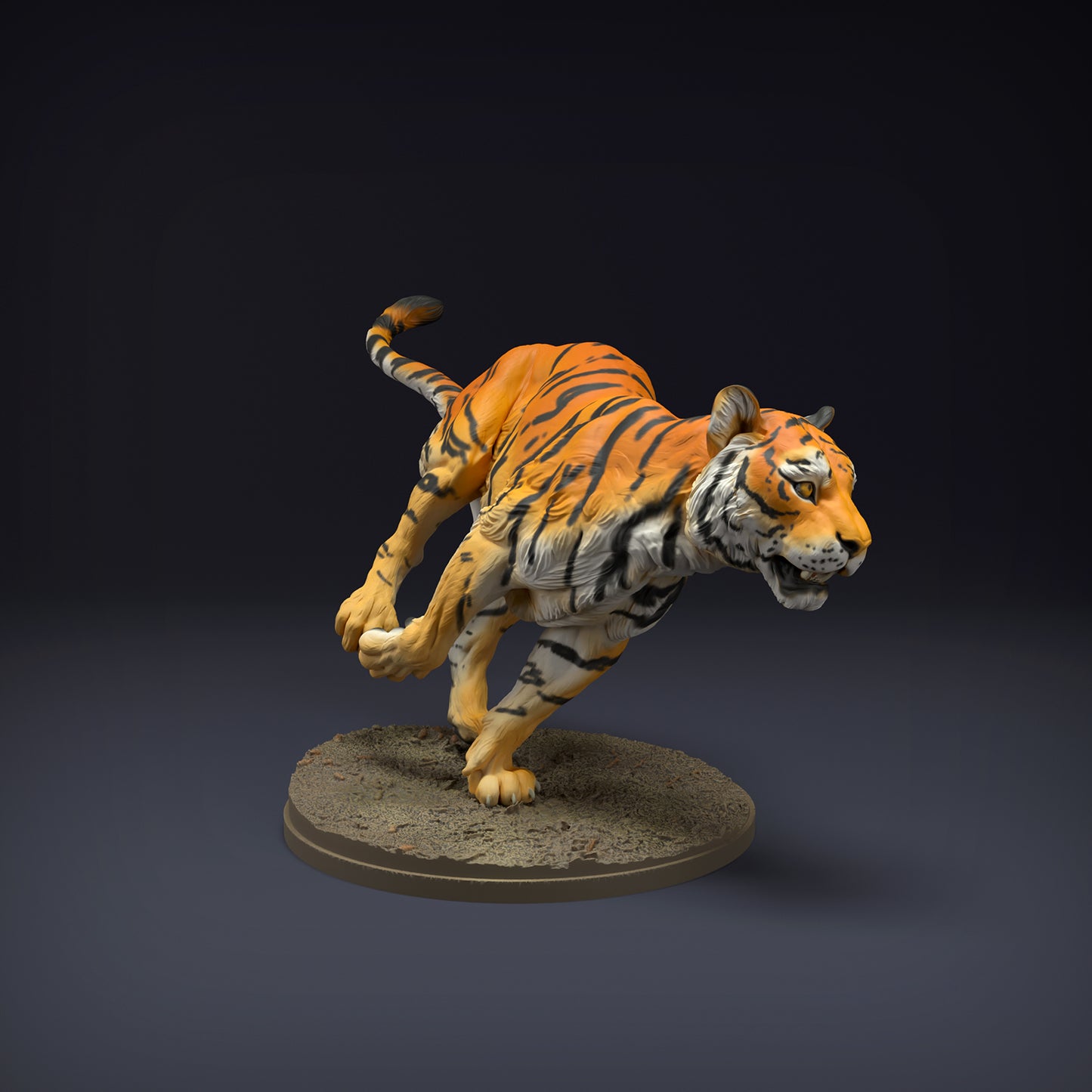 Bengal Tiger Run - Animal Den Miniatures