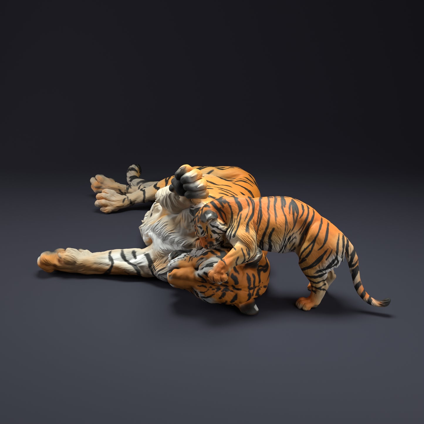 Bengal Tiger and Cub - Animal Den Miniatures