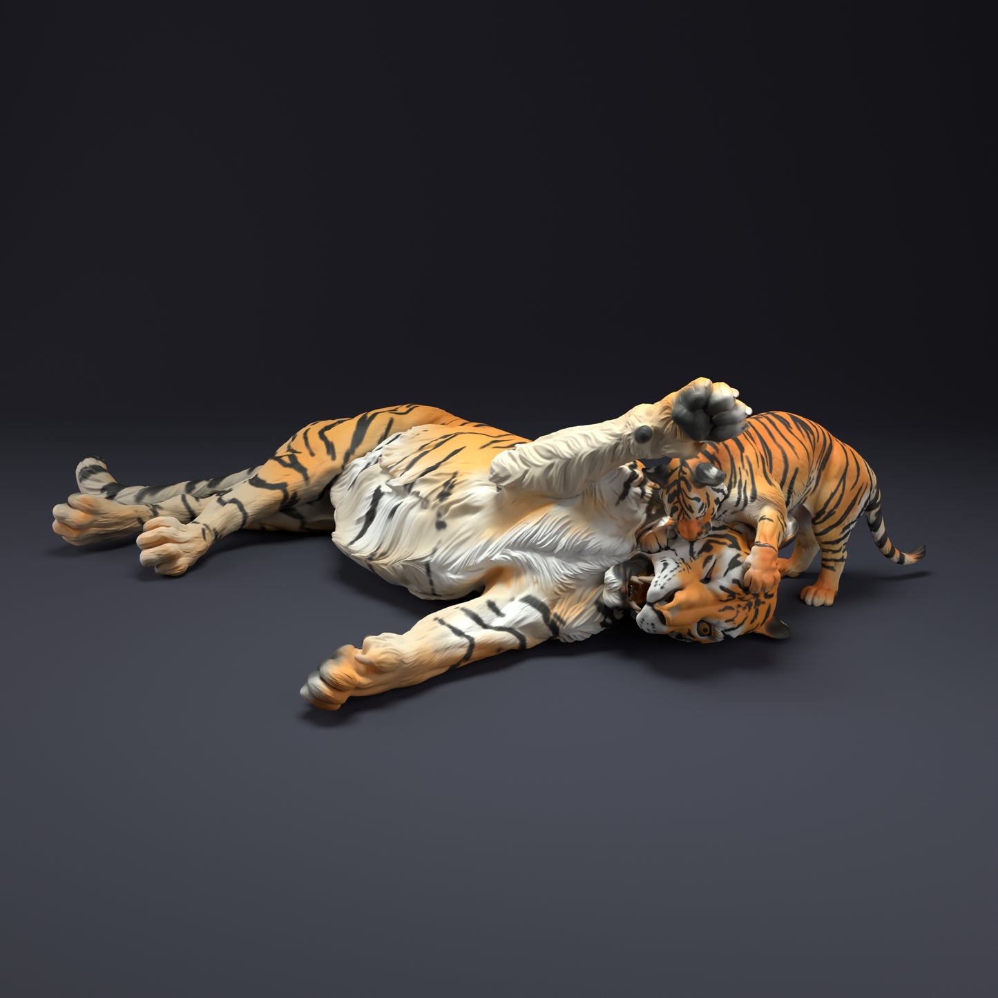 Bengal Tiger and Cub - Animal Den Miniatures