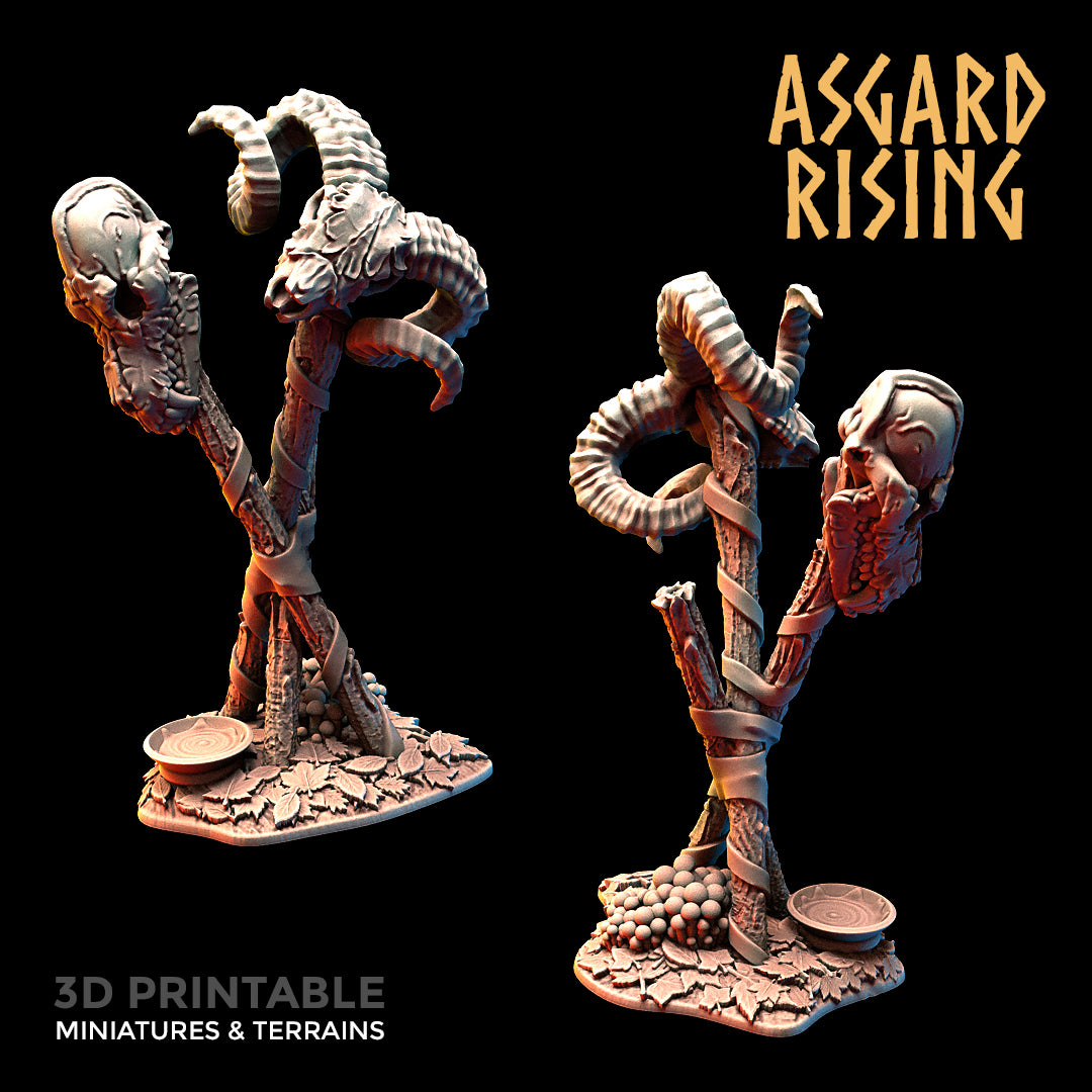 Totem Marker Skull No Entry Forest  - Asgard Rising