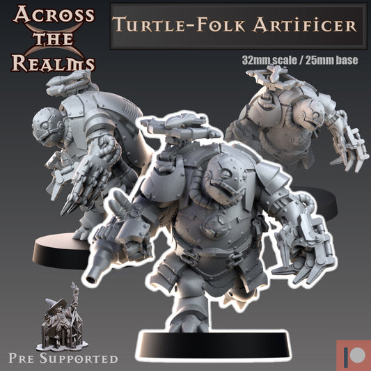 1x Turtle-Folk Artificer - Across the Realms