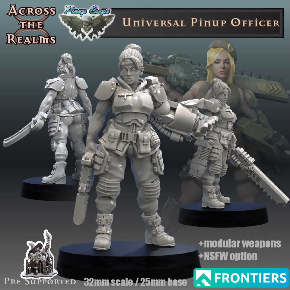 2x Universal Pinup Officer - Across the Realms