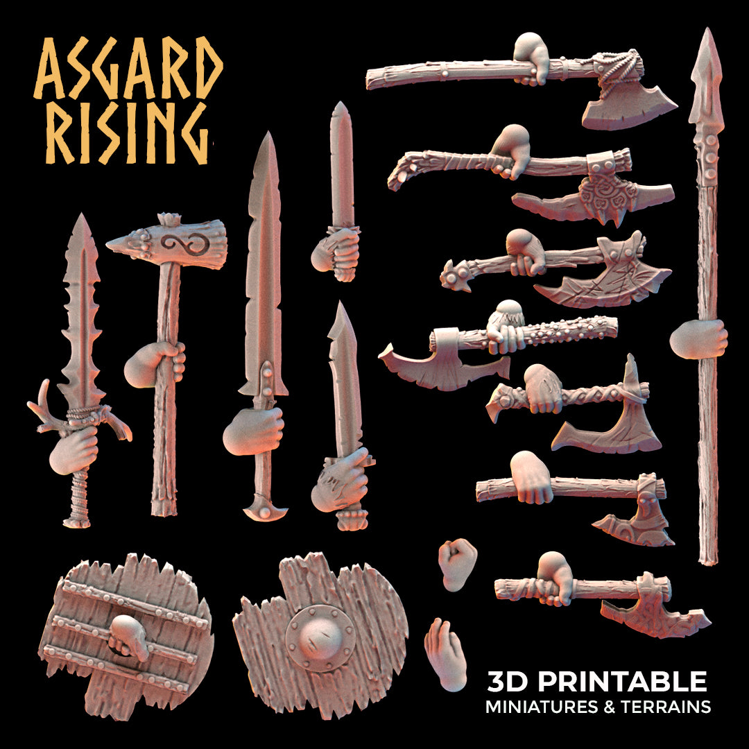 VIKINGS - WEAPONS SET vol2 - Asgard Rising