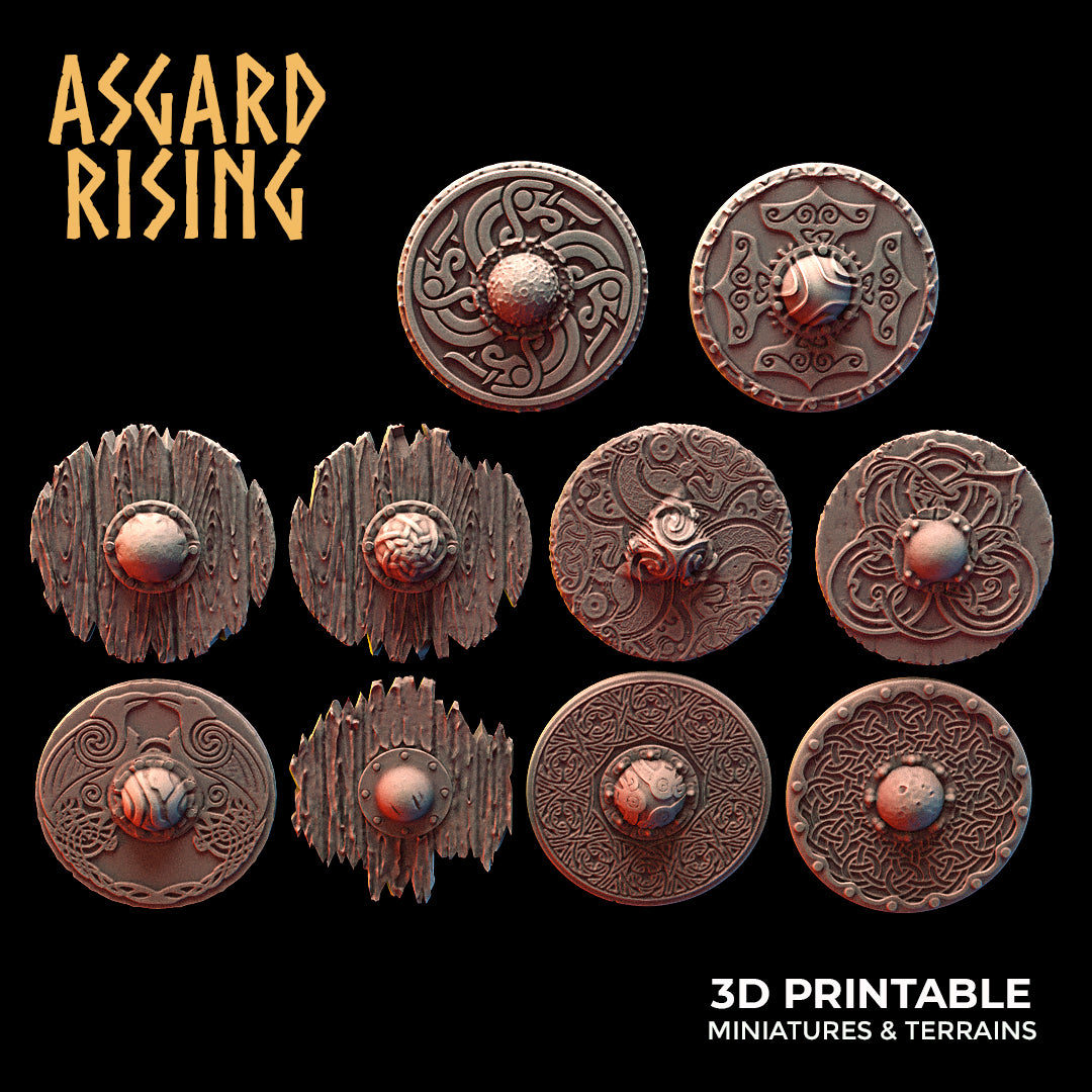 VIKINGS - SHIELD SET 1 - Asgard Rising