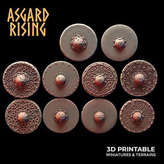 VIKINGS - SHIELD SET 2 - Asgard Rising