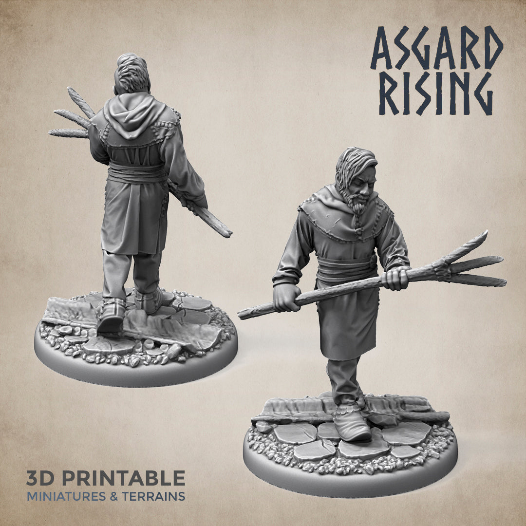 Male Villagers (Militia) - Asgard Rising