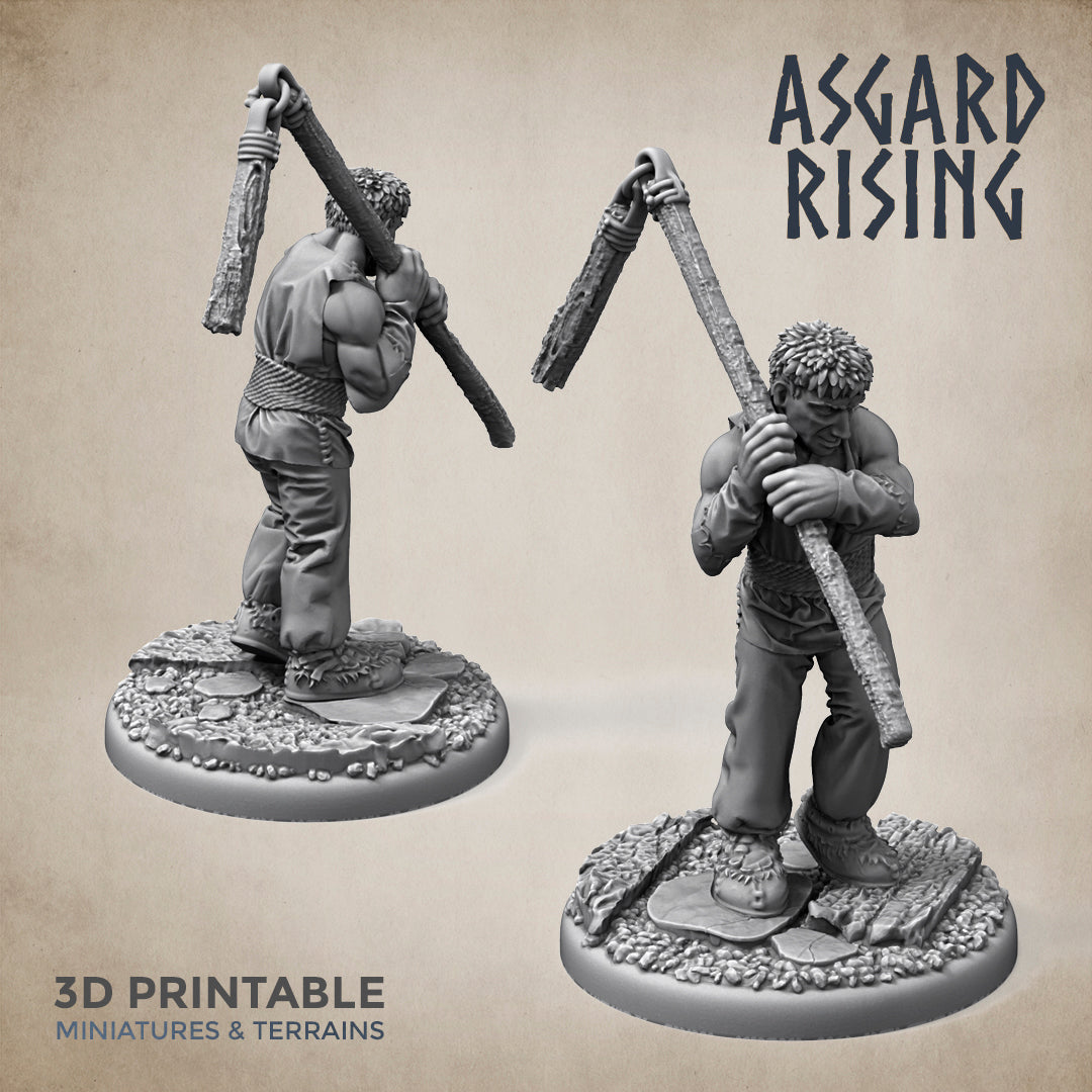 Male Villagers (Militia) - Asgard Rising