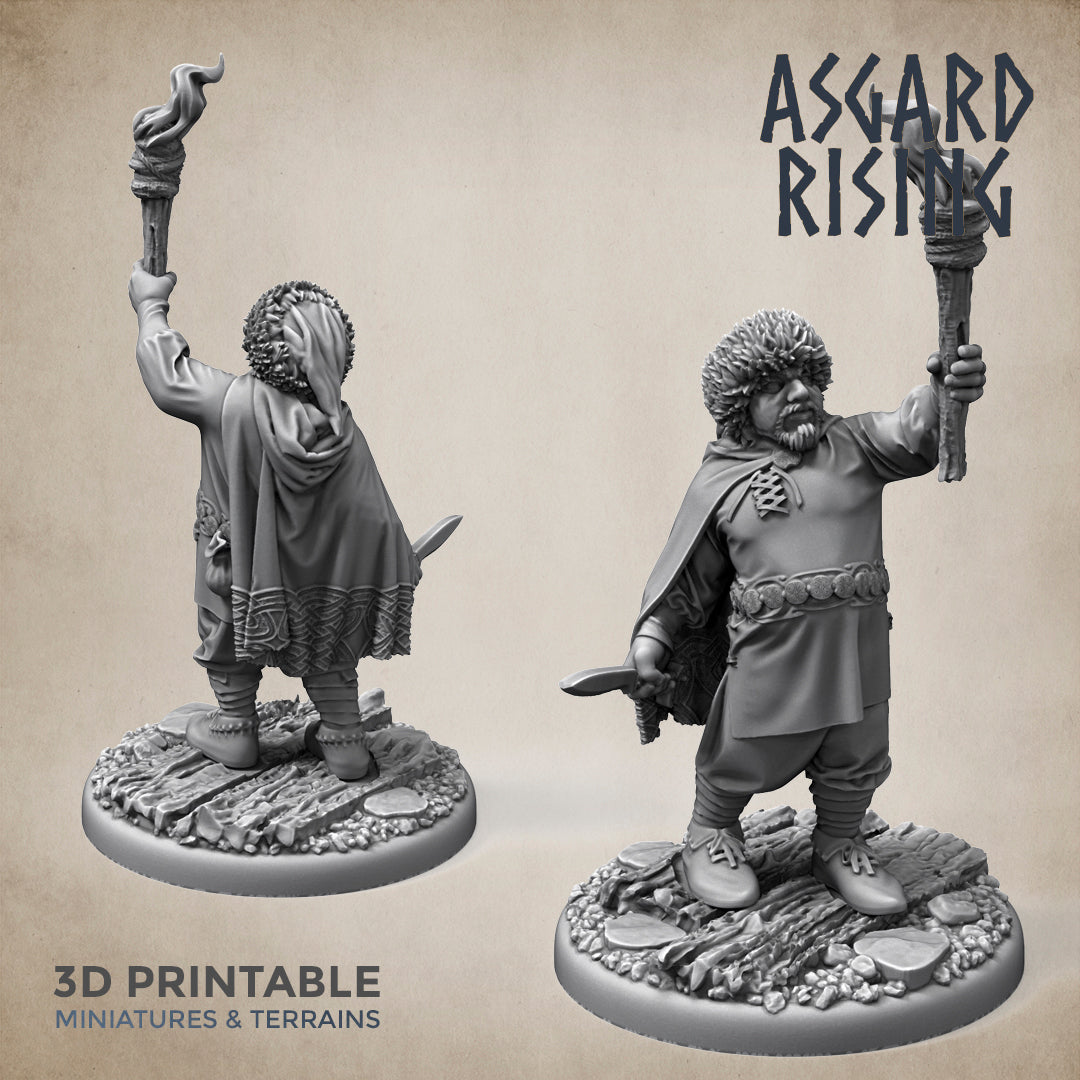 Male Villagers (Militia) - Asgard Rising