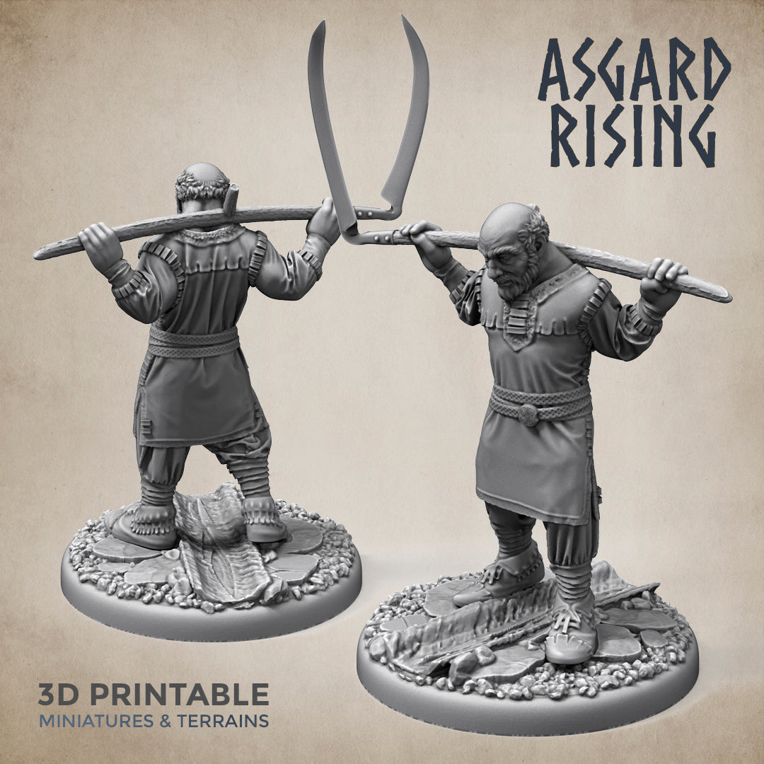 Male Villagers (Militia) - Asgard Rising