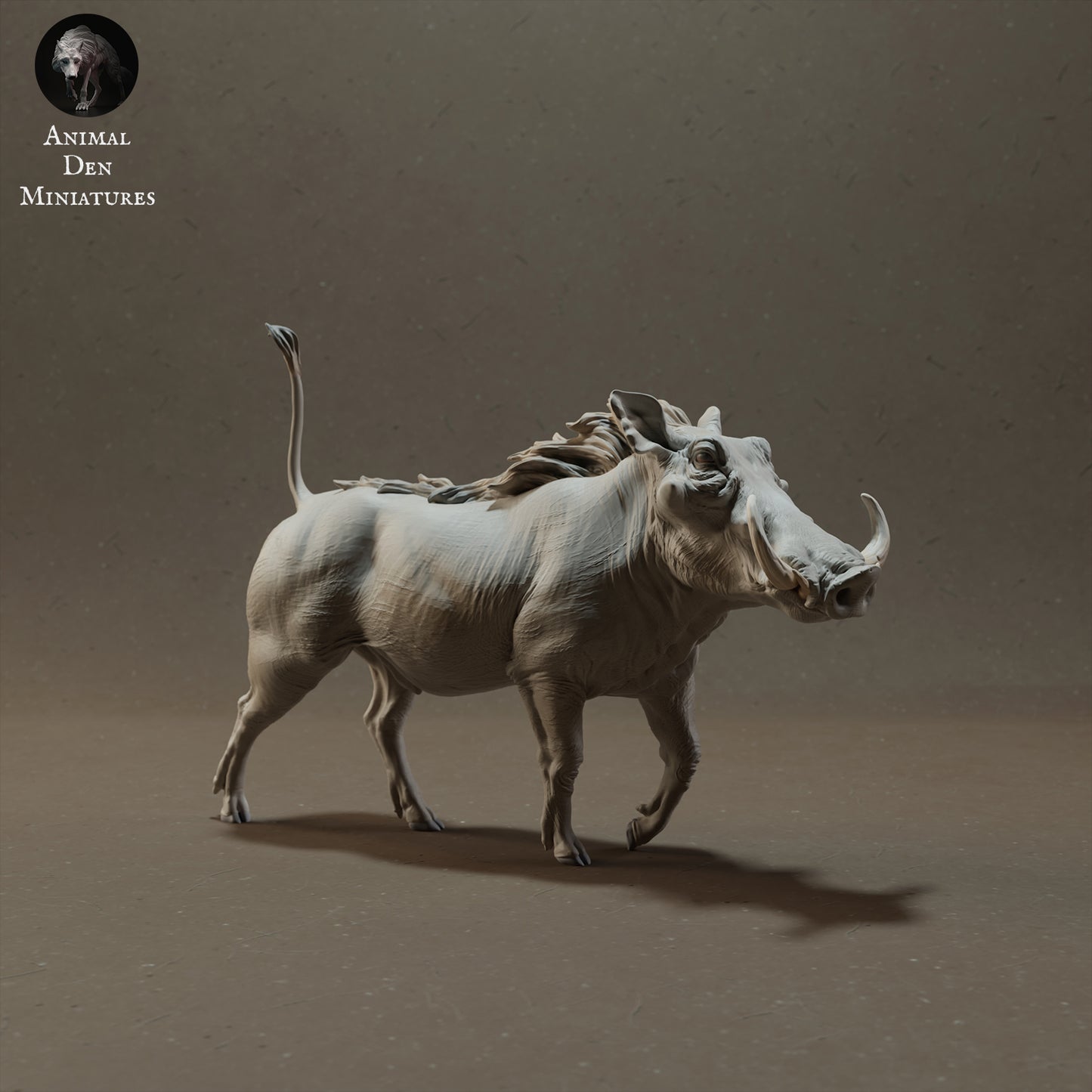 Common Warthog - Animal Den Miniatures