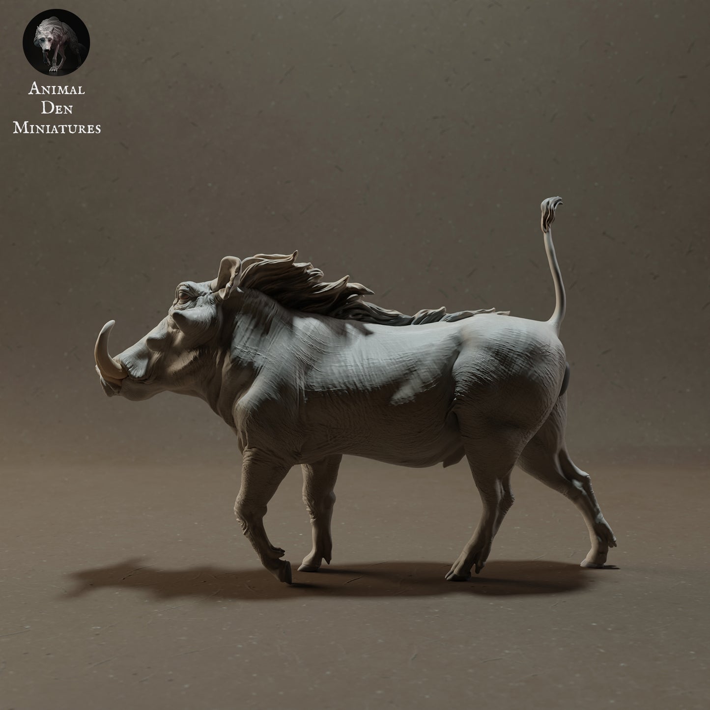 Common Warthog - Animal Den Miniatures