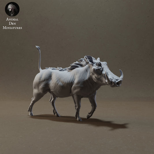 Common Warthog - Animal Den Miniatures