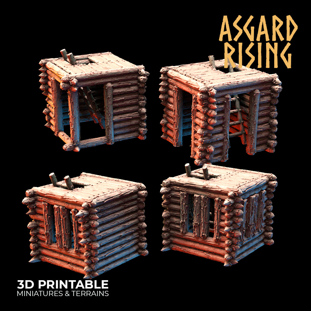 Fortified Village - Watchtower- Asgard Rising