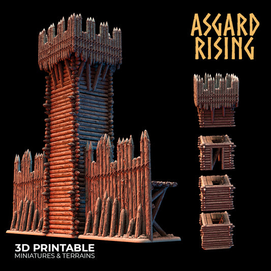 Fortified Village - Watchtower- Asgard Rising