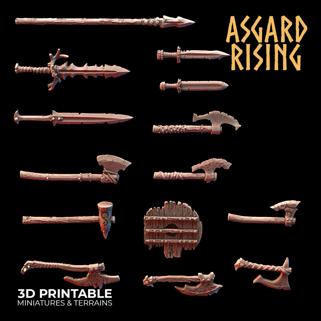 Weapons Set 3 - Asgard Rising