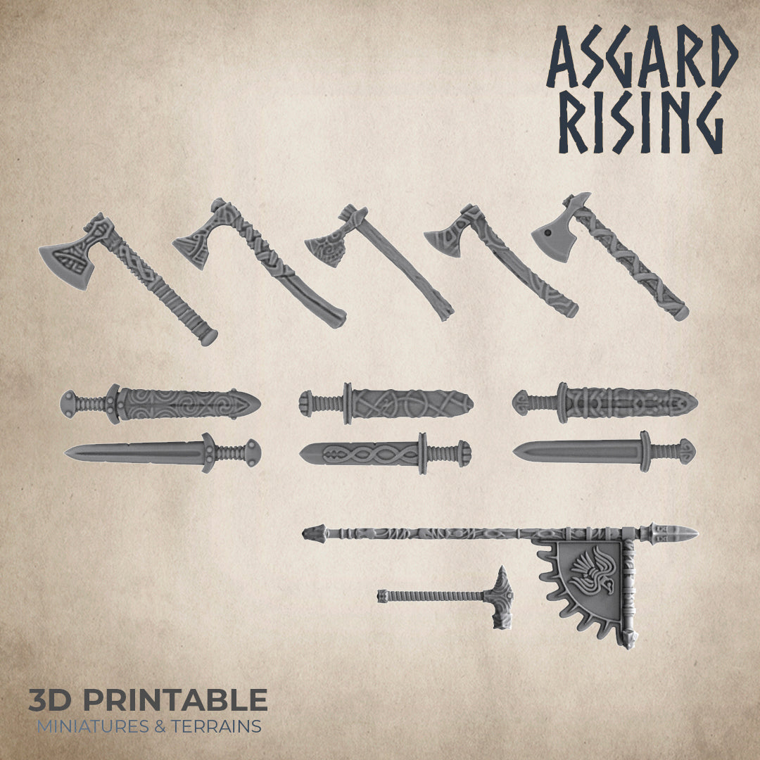 Weapons Set 1  - Asgard Rising