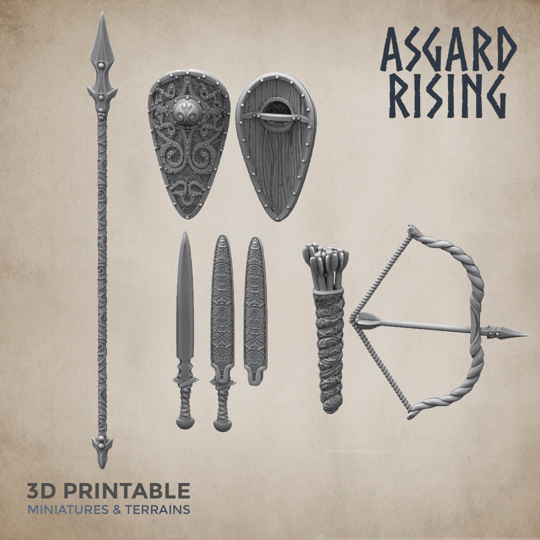 Weapons Set 5  - Asgard Rising