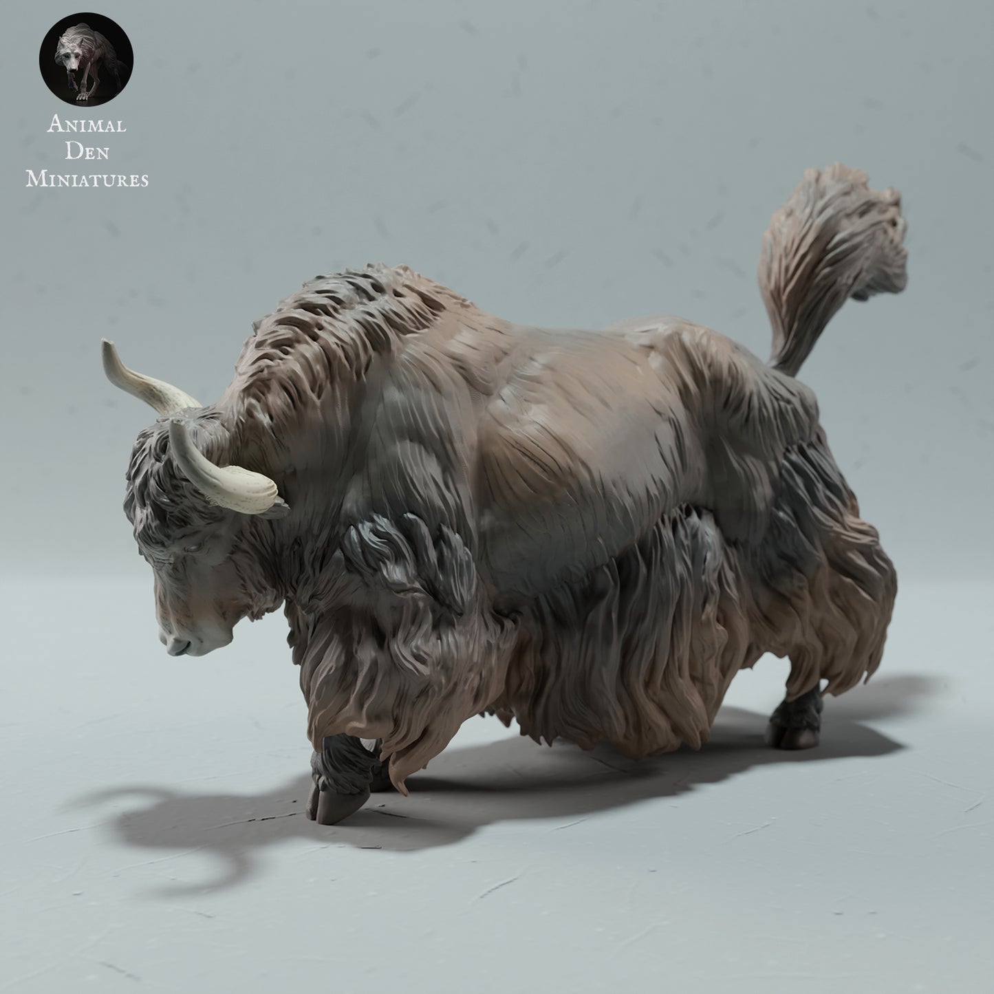 Himalayan Wild Yak Stance - Animal Den Miniatures