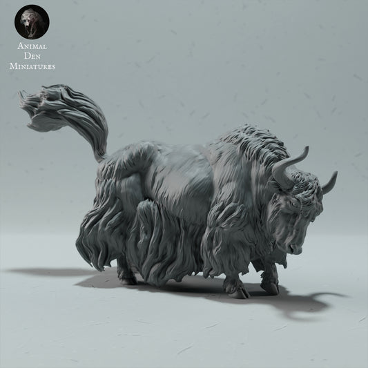 Himalayan Wild Yak Stance - Animal Den Miniatures