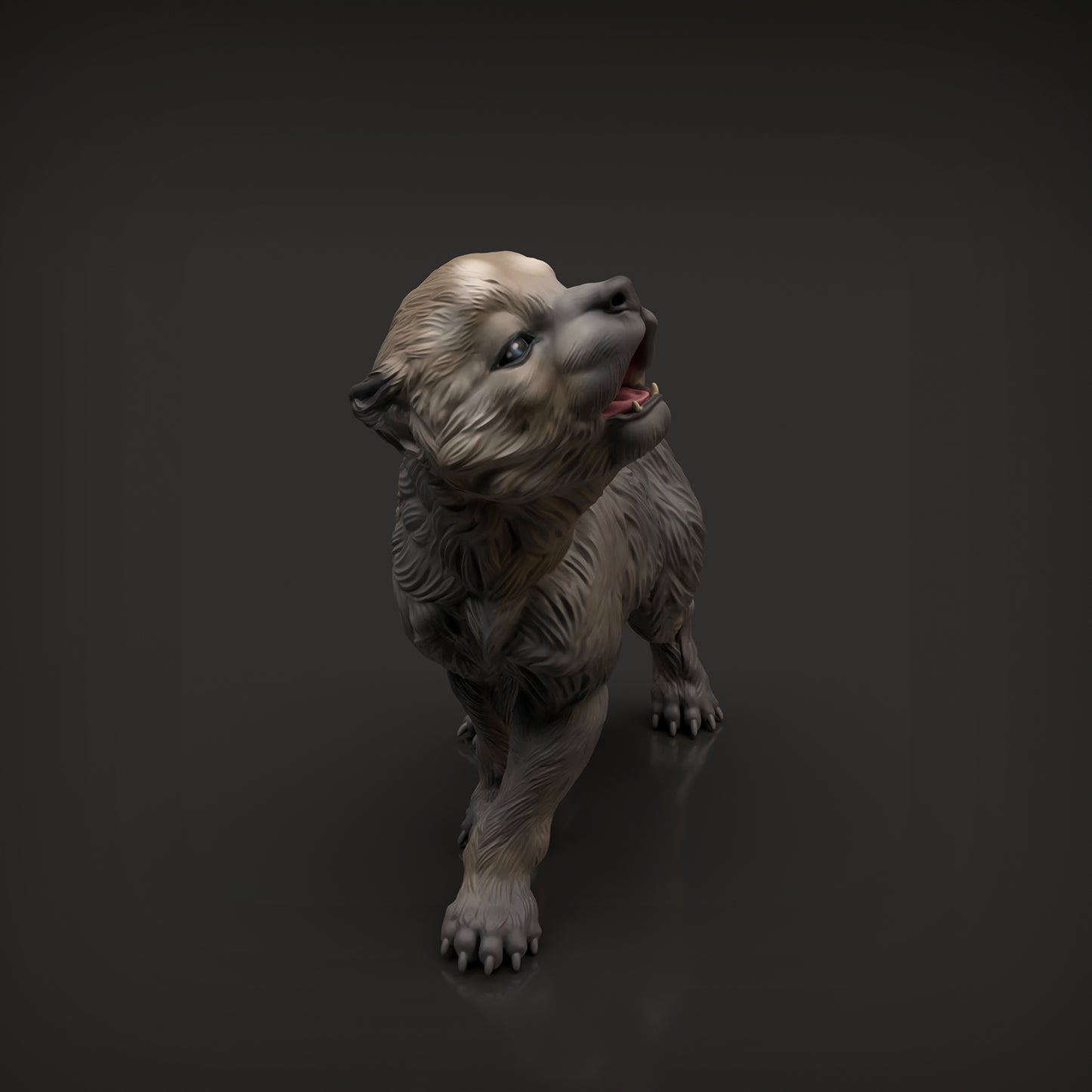 Wolf Pup - Animal Den Miniatures