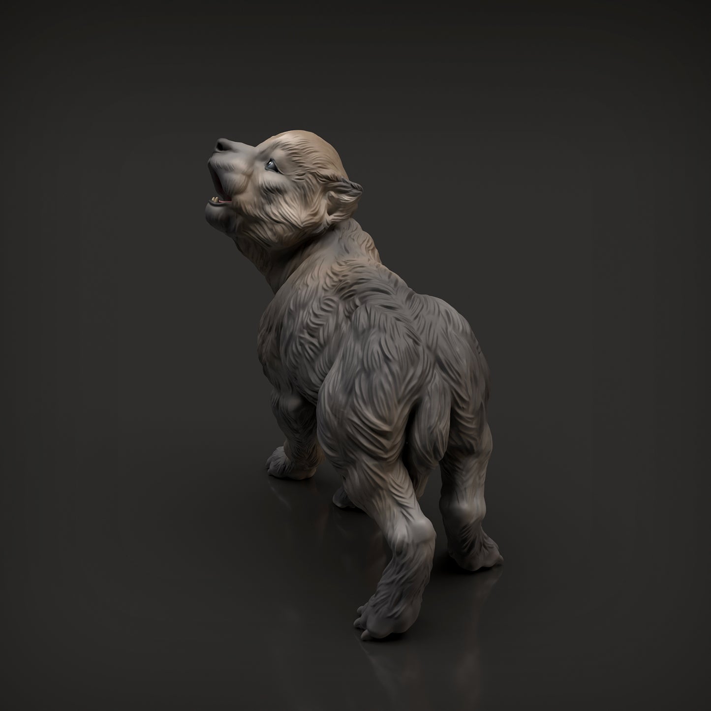 Wolf Pup - Animal Den Miniatures