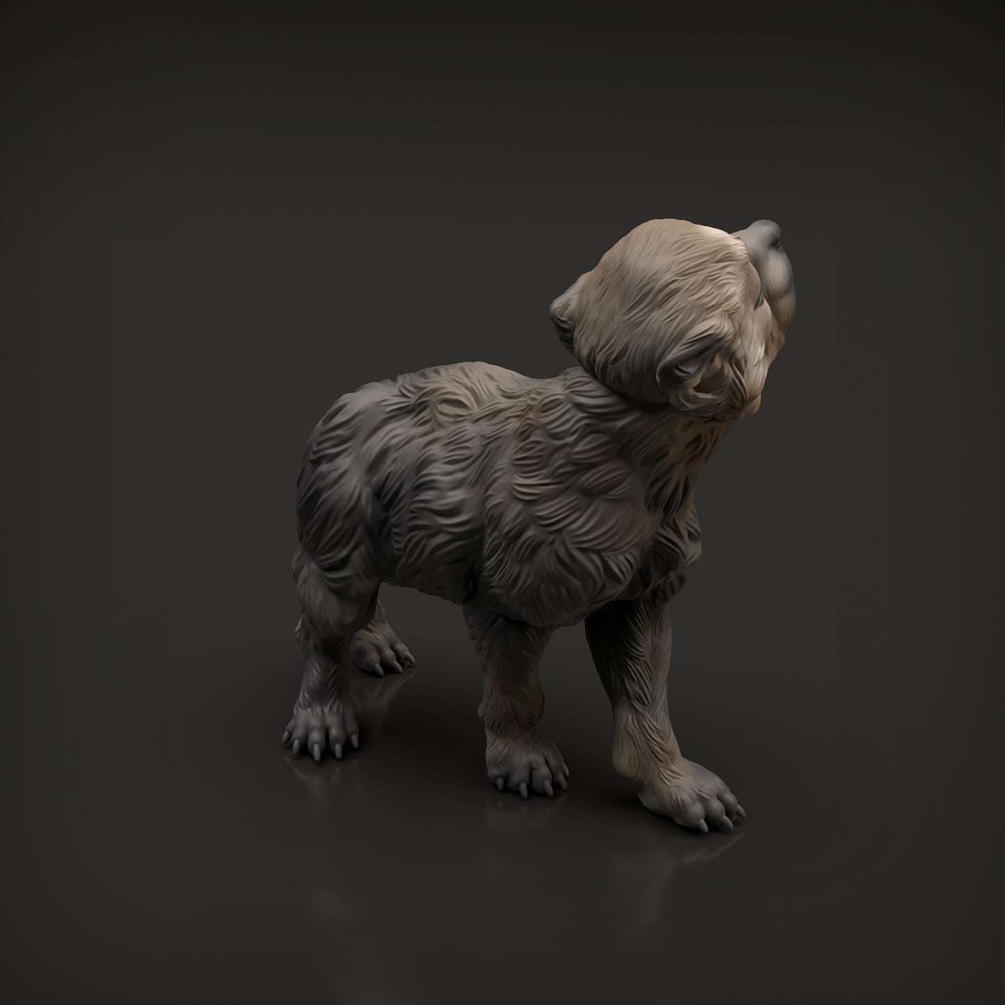 Wolf Pup - Animal Den Miniatures