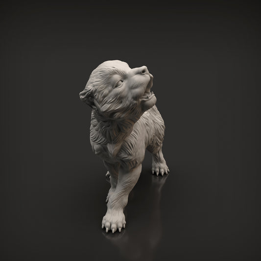 Wolf Pup - Animal Den Miniatures