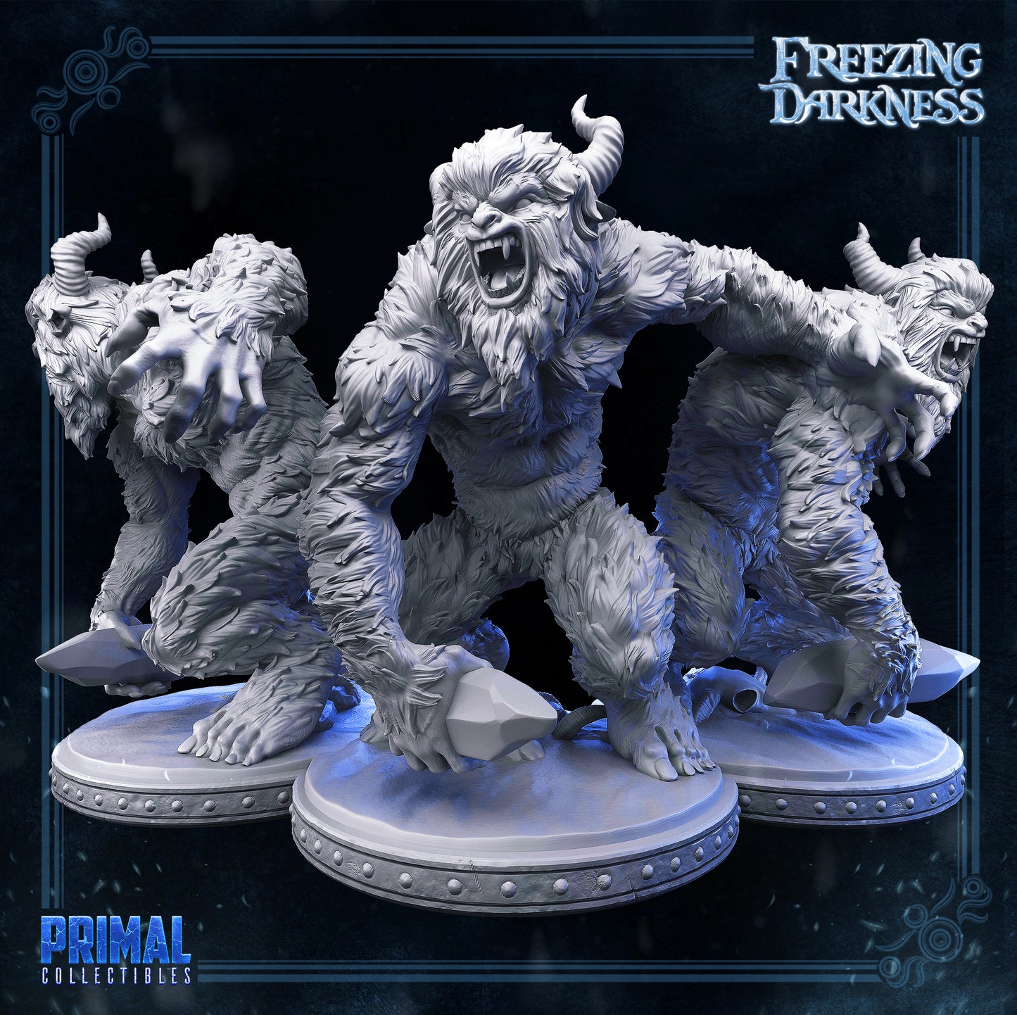 Yeti - FREEZING DARKNESS - MASTERS OF DUNGEONS QUEST - Primal Collectibles