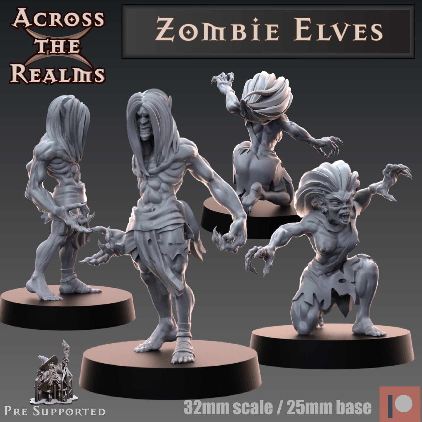 2x Zombie Elves - Across the Realms