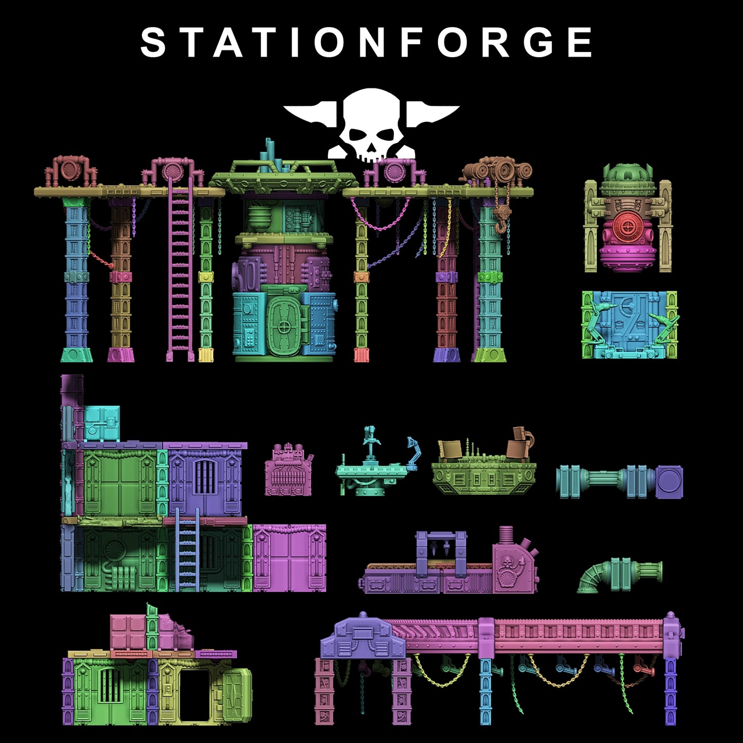 Gelände der Plündererfabrik – Station Forge