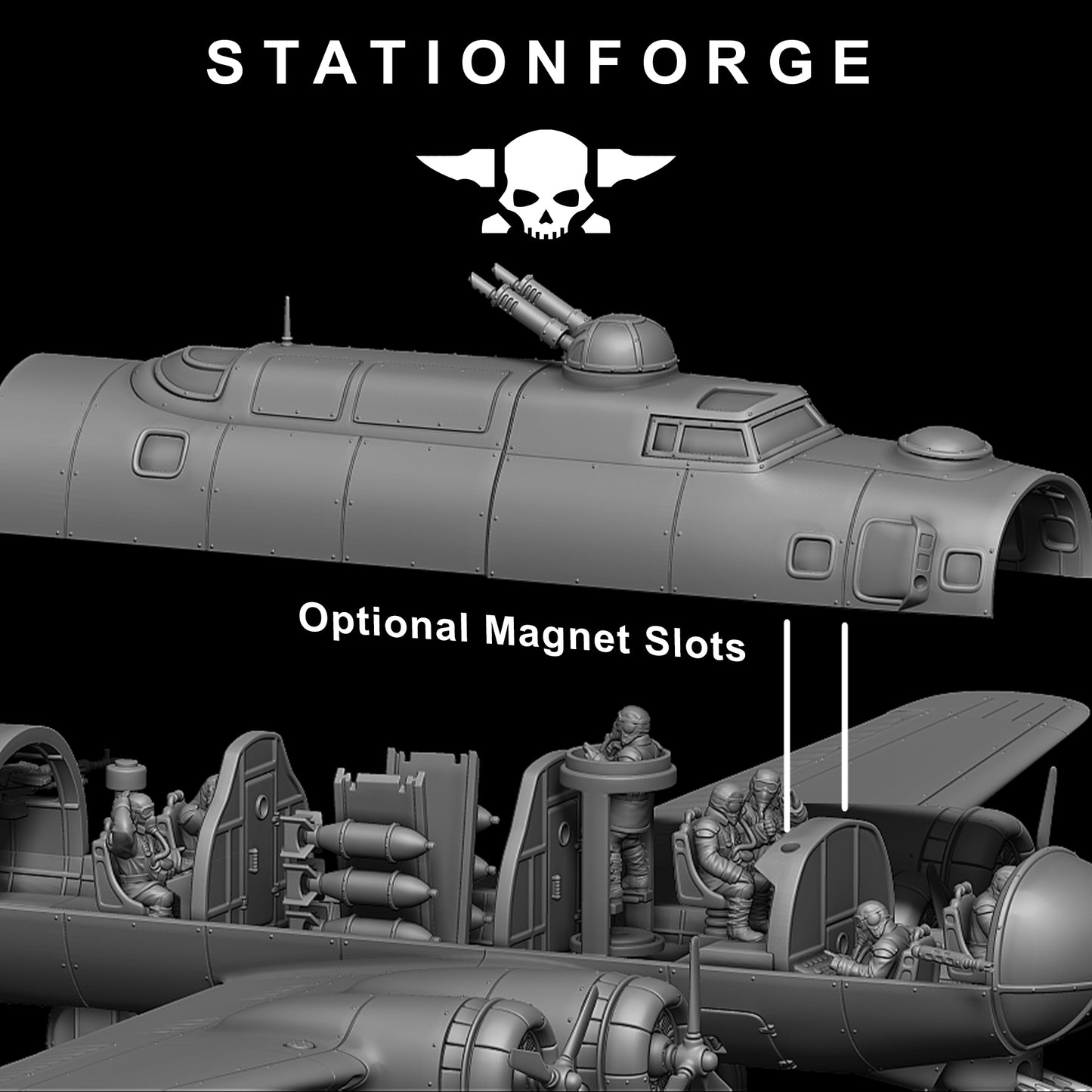 GrimGuard Bomber with Interior - Station Forge