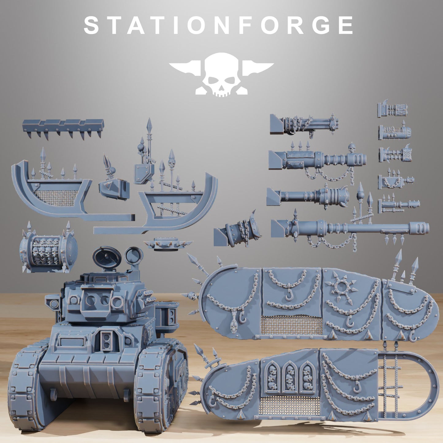 Leichter Panzer Grimguard mit Umrüstsatz - Station Forge