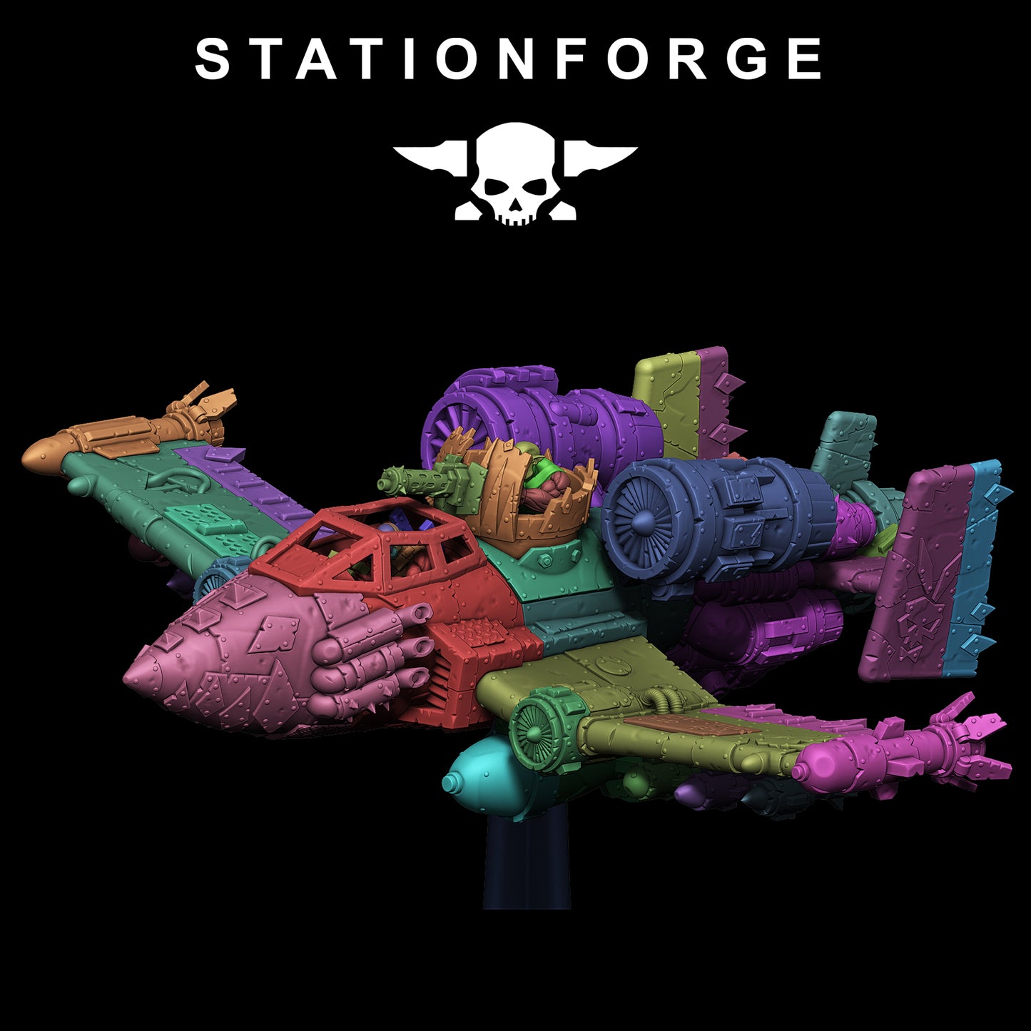 Orkaz-Flugzeug - Station Forge