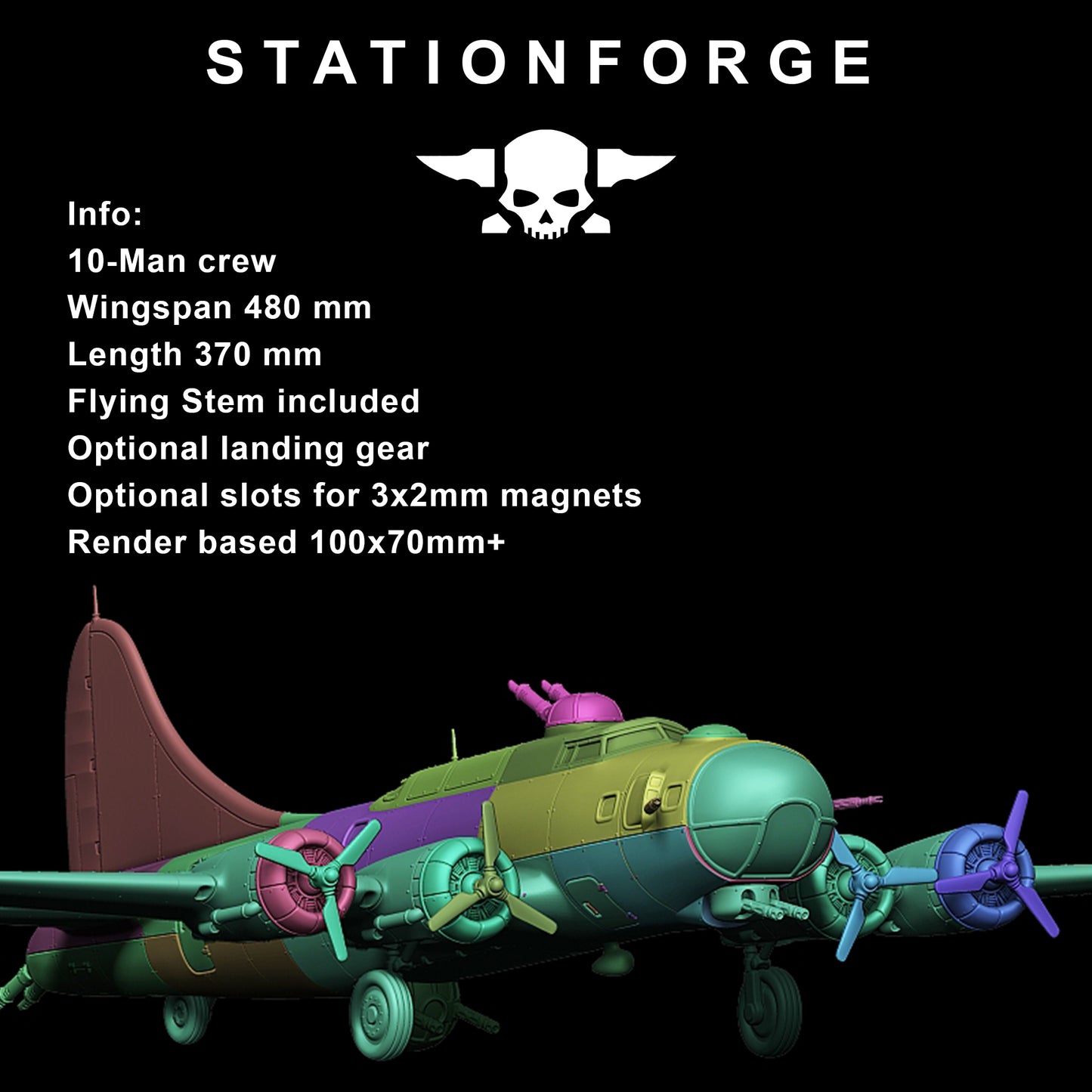 GrimGuard Bomber mit Innenausstattung - Station Forge