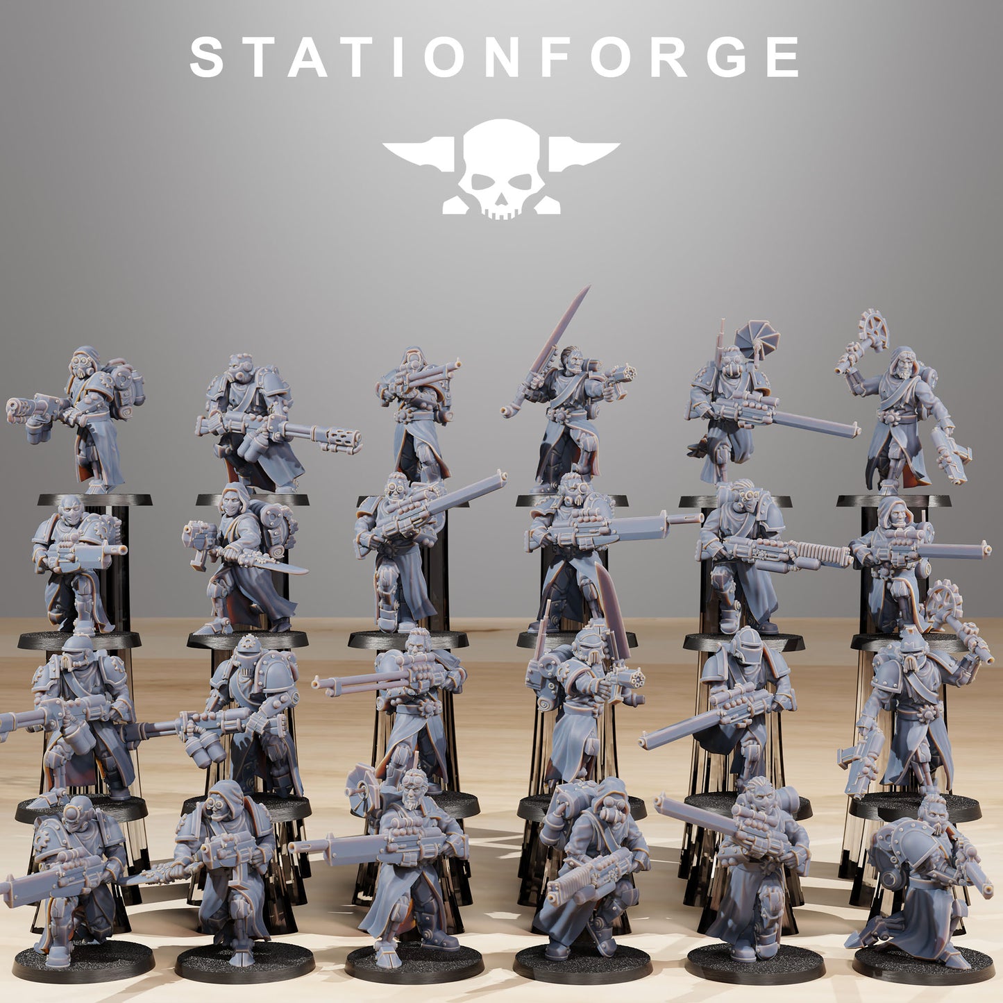 Kit de construction d'infanterie Scavenger - Station Forge