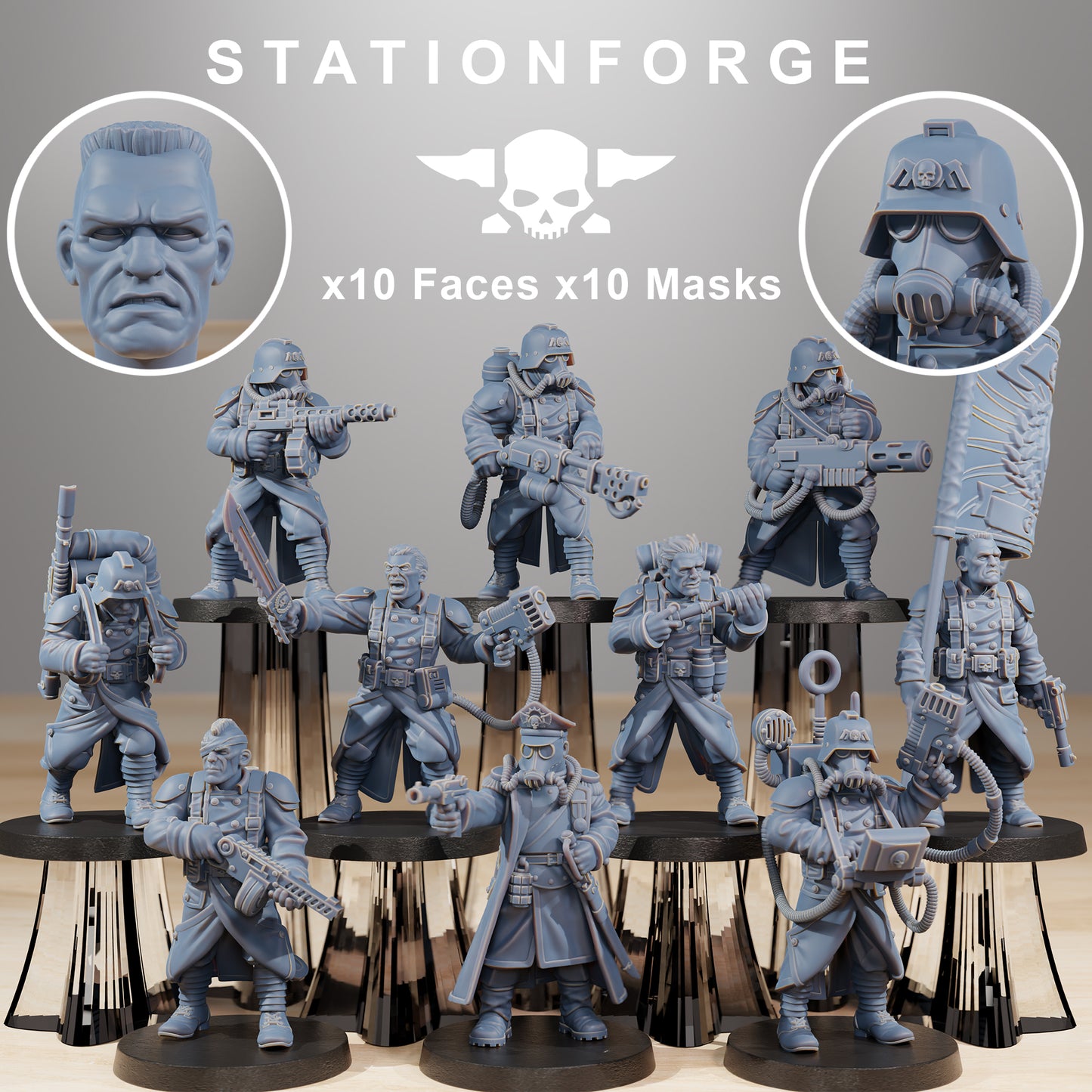 20x GrimGuard-Kämpfer – Station Forge