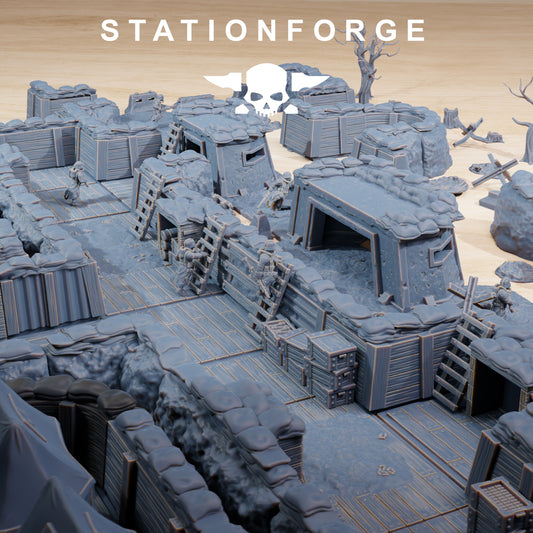 GrimGuard Trench Terrain - Station Forge