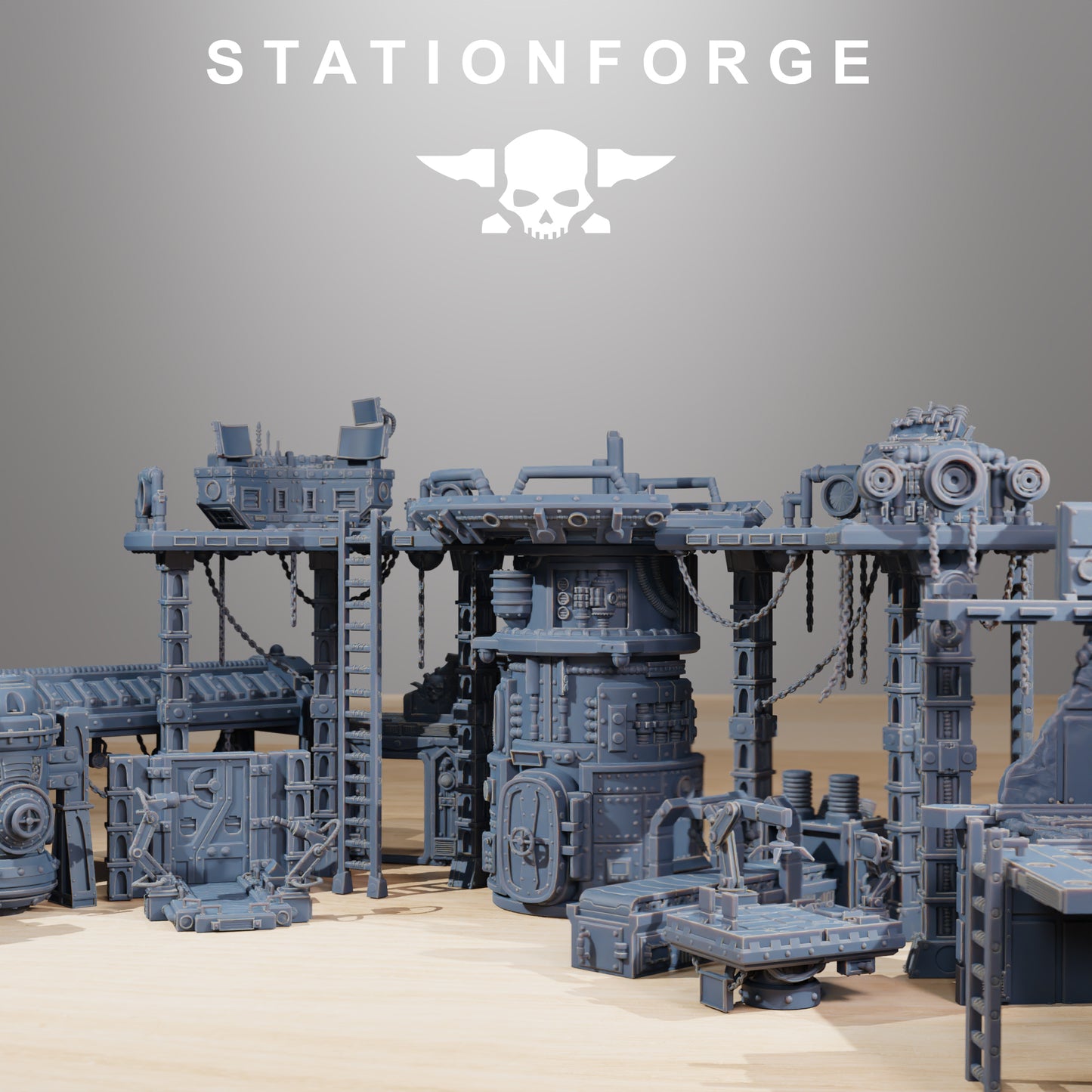 Gelände der Plündererfabrik – Station Forge