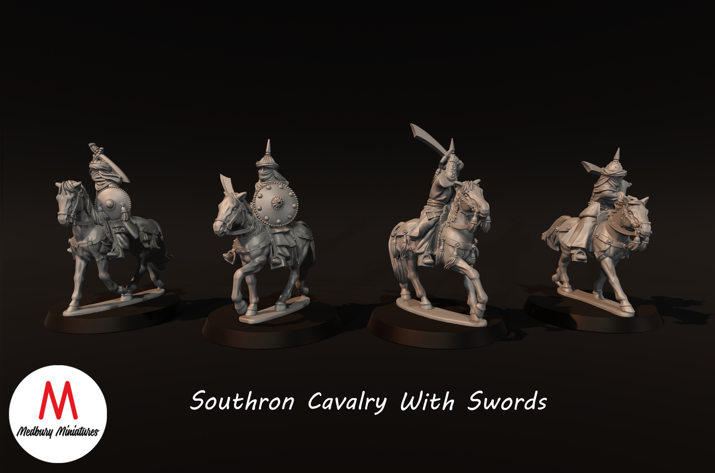 Southron Cavalry with Swords - Medbury Miniatures