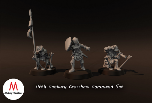 14th Century Crossbow Command Set - Medbury Miniatures