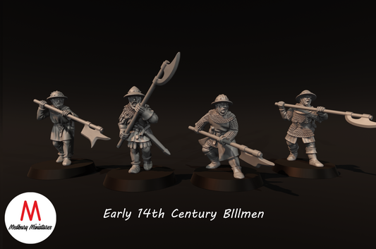 Agents de sécurité du début du XIVe siècle - Medbury Miniatures