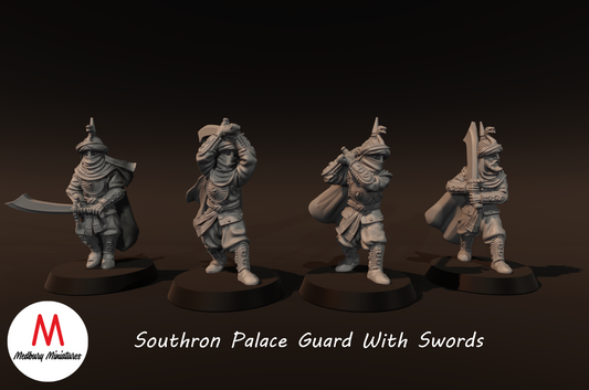 Southron Palace Guard with Swords - Medbury Miniatures