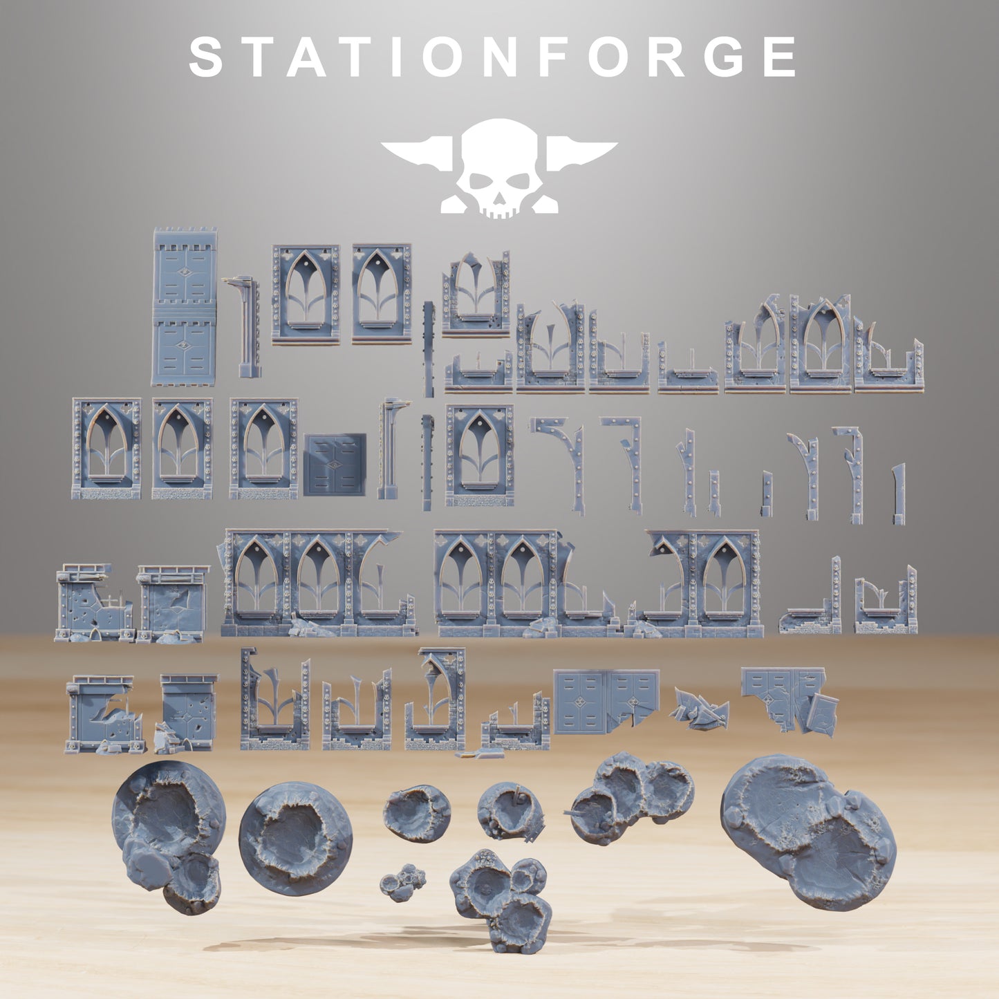 Aftermath (Gothic Sci-Fi Ruins Scenery) - Station Forge