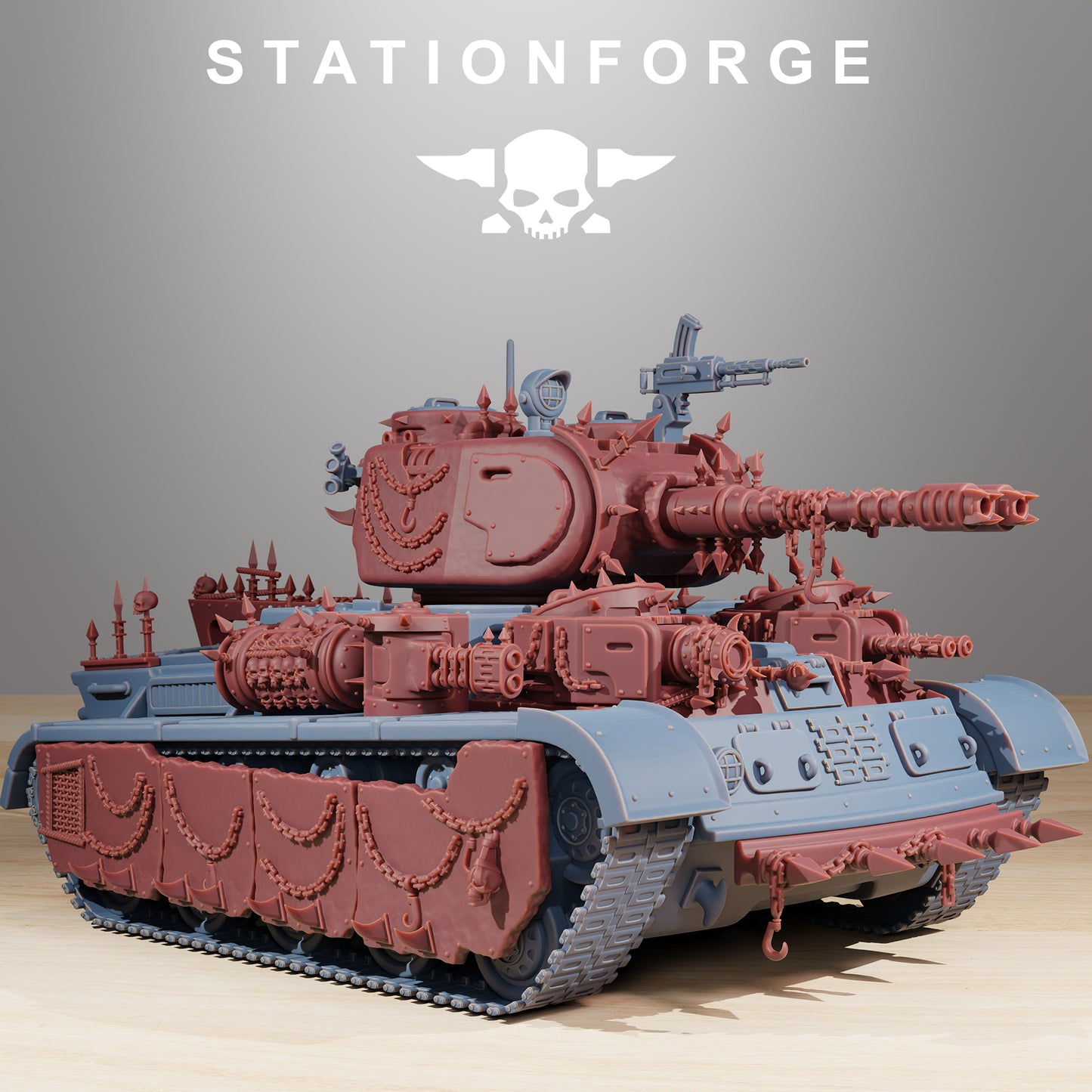 Schwerer Panzer Grimguard mit Corrupted Conversion Kit - Station Forge