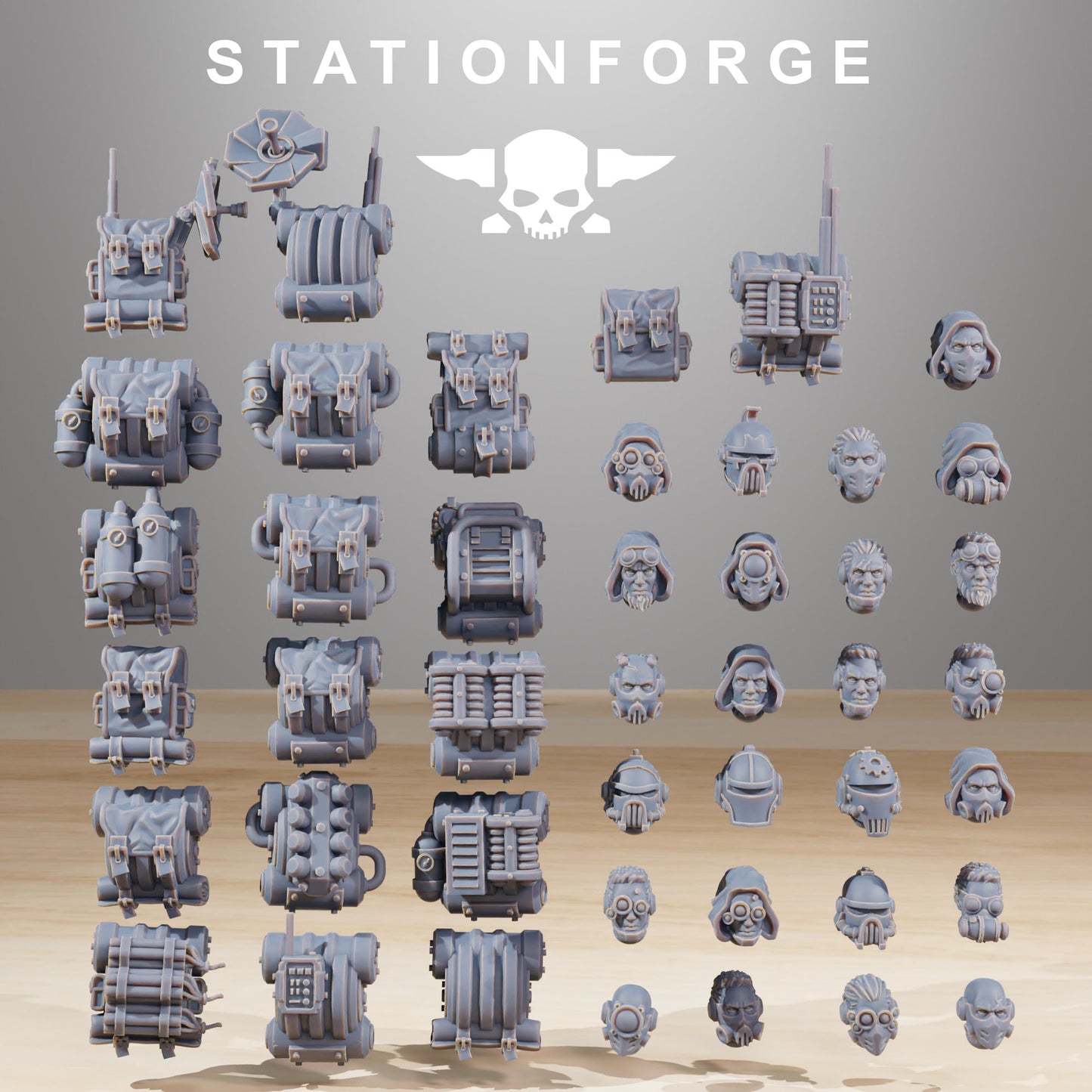 Kit de construction d'infanterie Scavenger - Station Forge